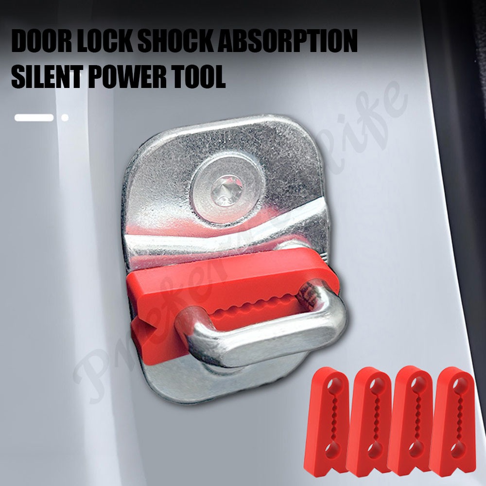 4PCS Silicone Car Door Shock-Absorbing Pads - Anti-Collision Sound-Absorbing Auto Door Pads