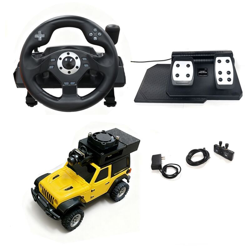 New Amusement Park FPV Image Transmission RC Car, Christmas Gift, 1080P HD First-Person View, 1/36 Scale Climbing Off-Road Vehicle