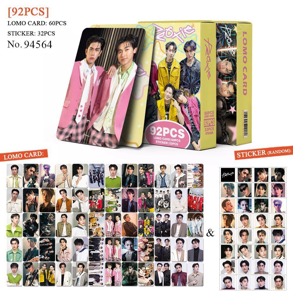 92-124pcs Thai Star GMMTV ATLAS ENGLOT Lomo Cards Pondphuwin LINGORM Gemini Fourth Joong Dunk Winny Satang Stickers Photocards SKYNANI POND PHUWIN Postcards On Sale JY