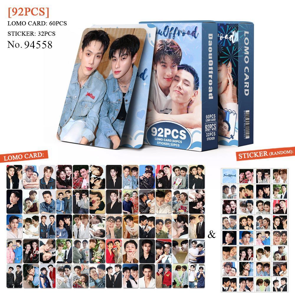 92-124pcs Thai Star GMMTV ATLAS ENGLOT Lomo Cards Pondphuwin LINGORM Gemini Fourth Joong Dunk Winny Satang Stickers Photocards SKYNANI POND PHUWIN Postcards cheap items CX