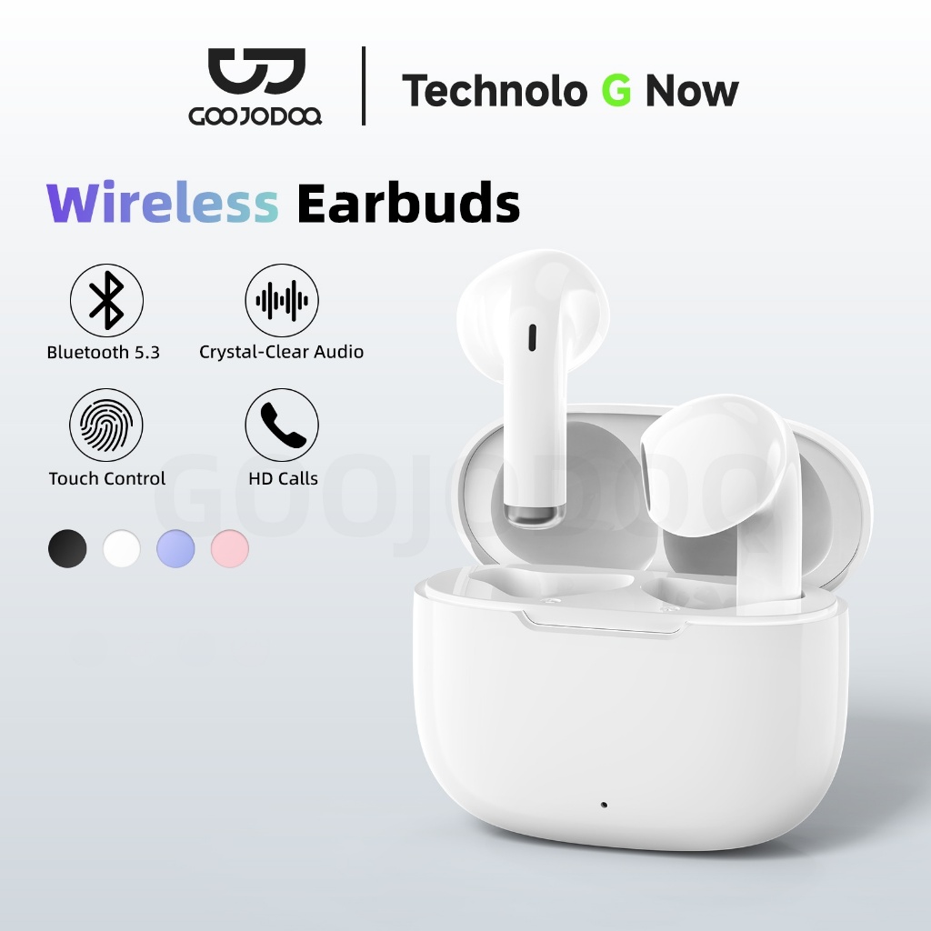 GOOJODOQ Bluetooth Headphones 5.3 Stable Connection Immersive Audio Experience Low Latency Audio-Video Sync J237