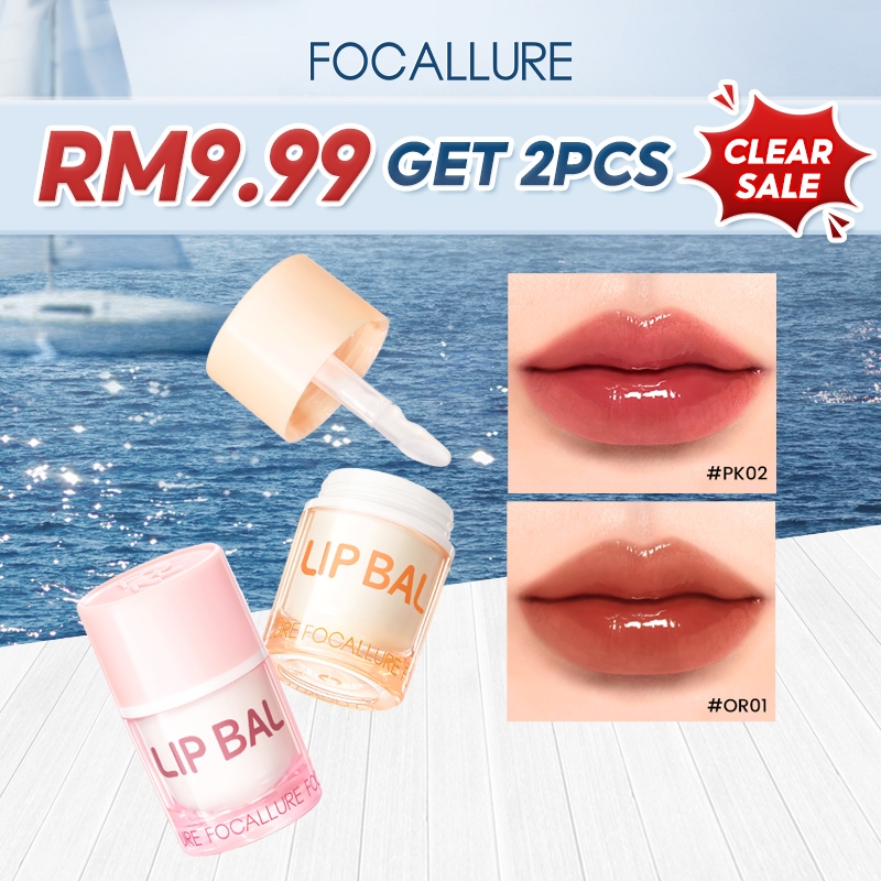 FOCALLURE Pro Plump Extra Care Jelly Lip Balm Lip Gloss Moisture Lasting Care Lipstick Makeup Beauty