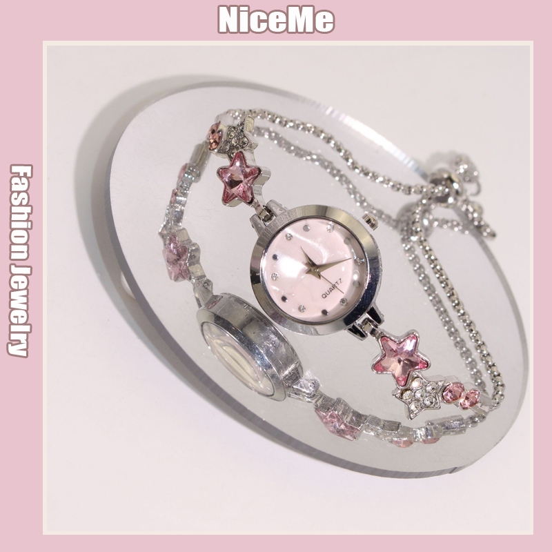 New Fashionable Bracelet Watch Casual And Versatile Pull-Out Quartz Watch Elegant Decorative Watches Jam Tangan Perempuan 手表