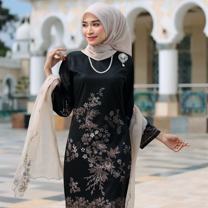 New! Batik Citra Lestari Kurung TIronless Kurung baju raya 2026 Viral style