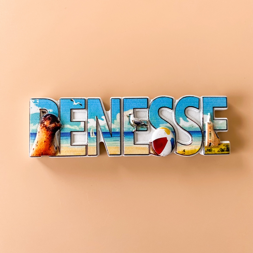 Dutch tourist souvenirs - lettered beach, seagull, animal, home decorations, ocean-themed creative works, dopamine gifts