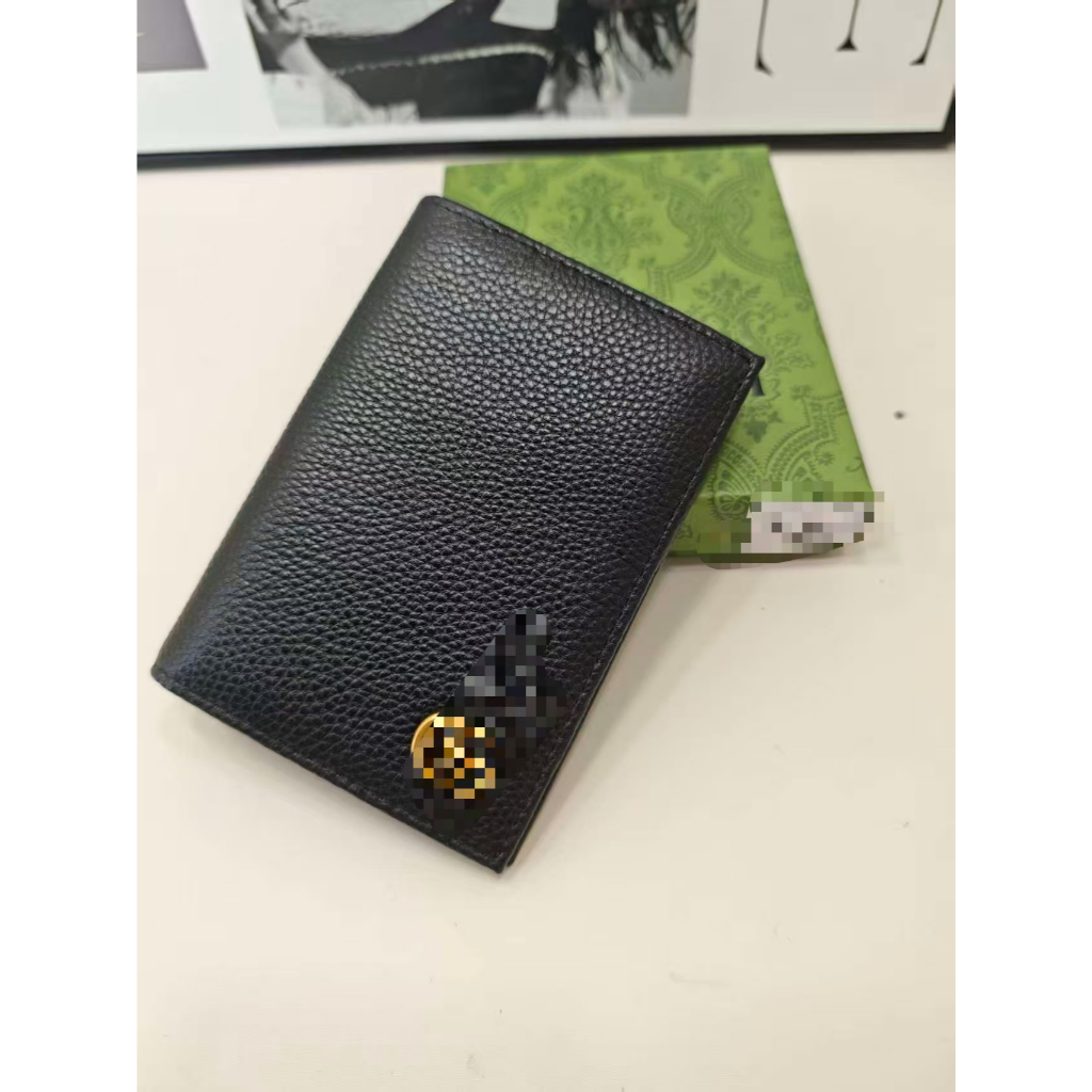 Luxury Black Leather Men holders Fashion Passport Covers