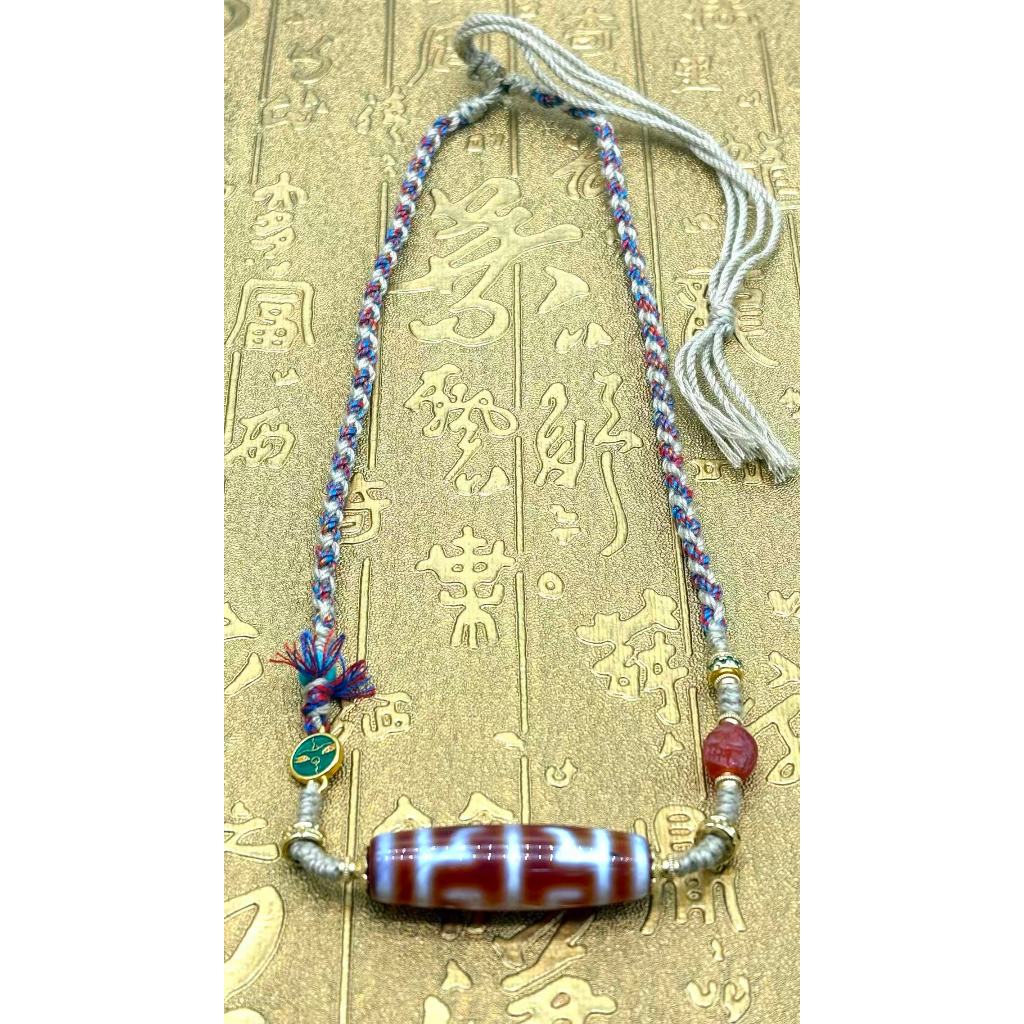 【无限忠诚】红肉多图腾天珠项链[Infinite Loyalty] Red Fleshy Succulent Dzi Necklace