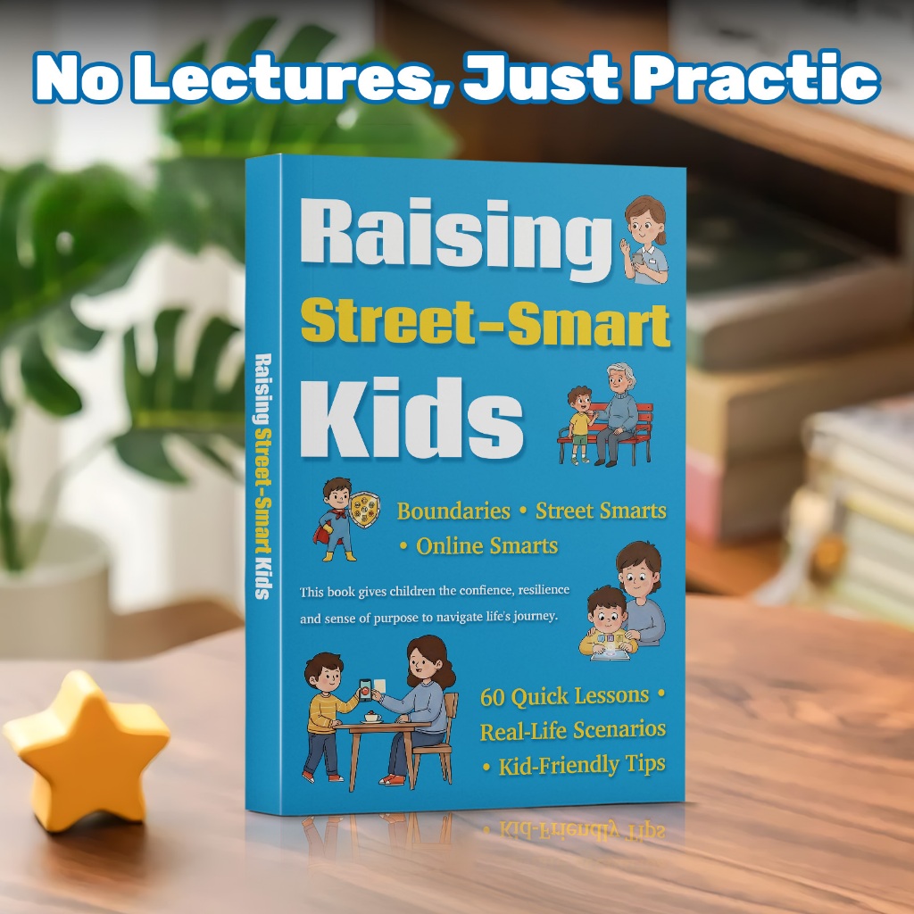 [New Arrival In Stock] Raising Street-Smart Kids | 60 Real-Life Safety Lessons: Boundaries, Online Smarts