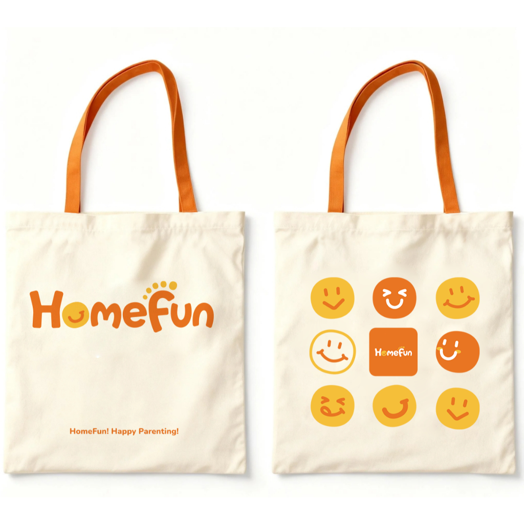 HOMEFUN Large Canvas Diaper Bag Cute Pattern Mommy Tote for Bottles & Diapers High Capacity Organizer