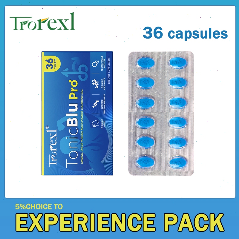 【100% ORIGINAL】Tablet Ginseng Lelaki Trorexl TonicBlu Pro Fungsi Badan Suplemen/Kesihatan Berkekalan Halal+Free gifts