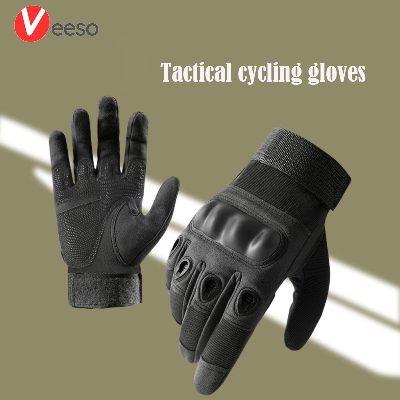 Veeso Tactical Gloves for Men Cut-resistant and Non-slip Glove Cycling and Fitness Gloves