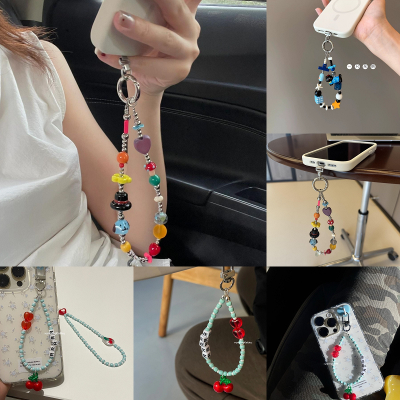 Chic Keychain Decorative Pendants Fashion Phone Chain