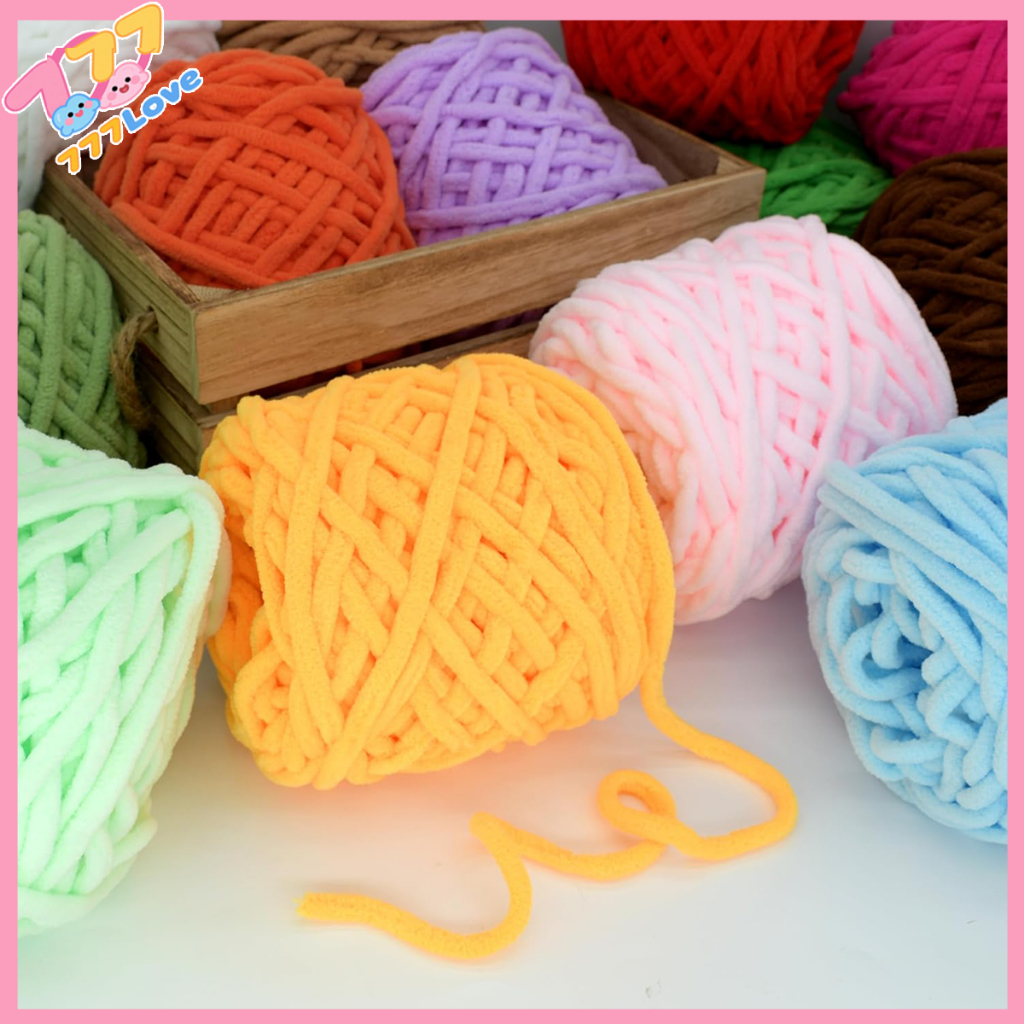 Ready Stock Super Thick Chunky Yarn 100g Soft Milk Velvet Yarn DIY Knitting Crochet Wool Hand Knit Blanket Scarf Malaysia