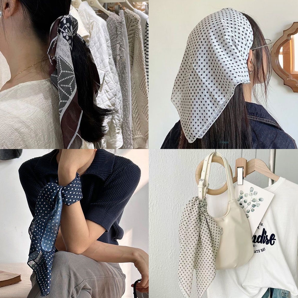 Retro Headscarf 58*58cm Hip Hop Style Bandana Cotton linen scarf Soft fabric Fashion Accessories S103