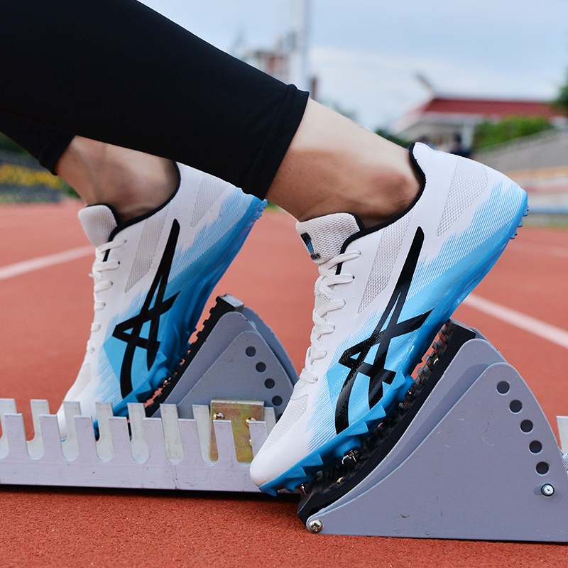 Track and Field Spikes Running Shoes Eight Spikes Breathable Ultra-Lightweight Jumping Long Jumping High Running Track and Field Competition