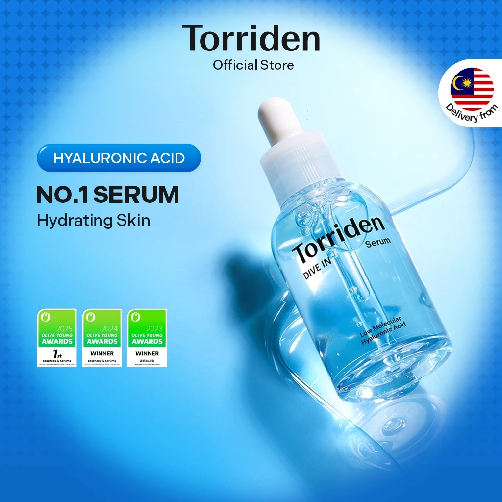 [Torriden Official] DIVE IN Low Molecular Hyaluronic Acid Serum 50ml for Moisture Glow, Inner Deep Moisutre