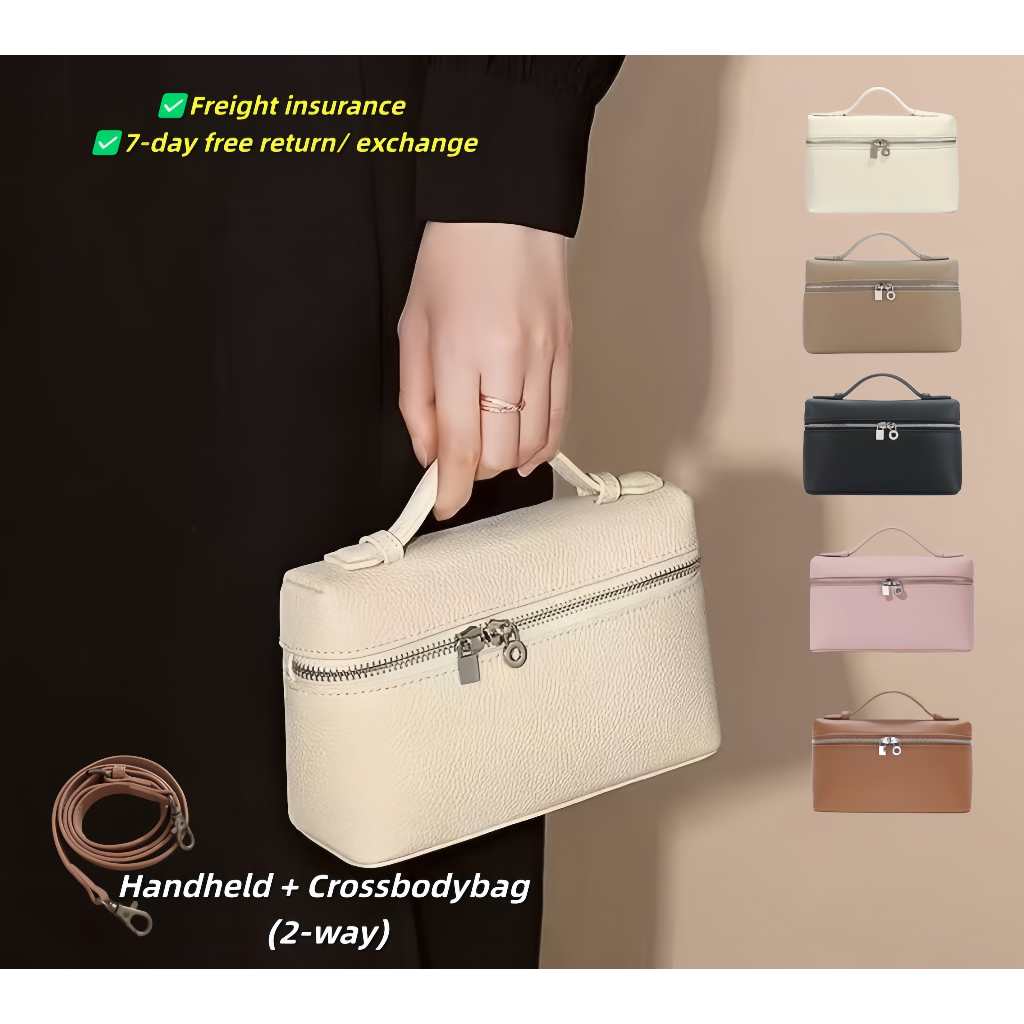[Ready Stock] Handbag Women Small Square PU Leather Crossbody Waterproof Shoulder Bag Casual
