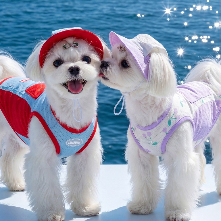 Summer Dog Adjustable Ice Bag Cool Clothes Teddy Small Medium-Sized Dog Outdoor Sunscreen Cooling Vest Pet Clothes