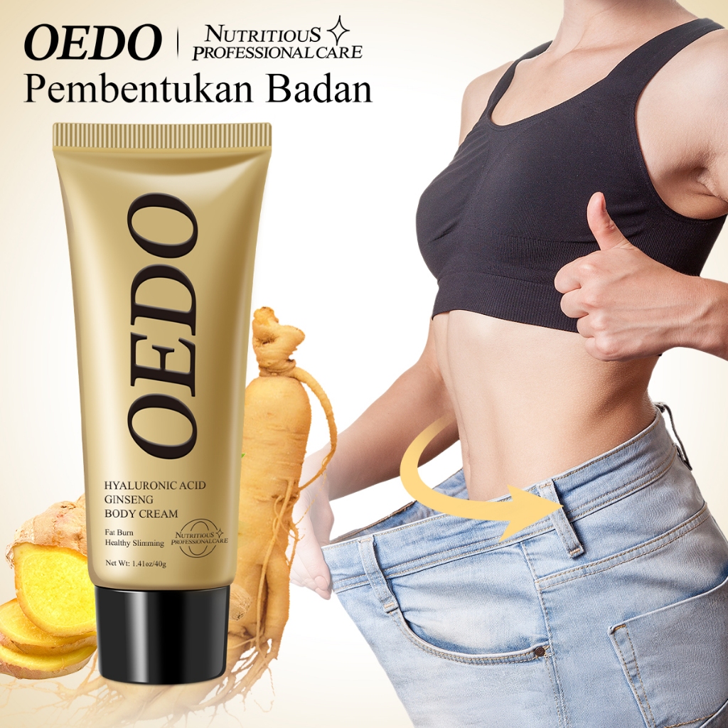 OEDO Hyaluronic Acid Ginseng Slimming Cream Burning Fat Body Care(40g)