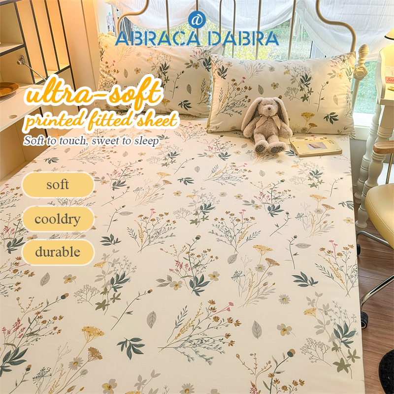 Abraca Dabra Premium Cotton Bedsheet - Single/Super Single/Queen/King