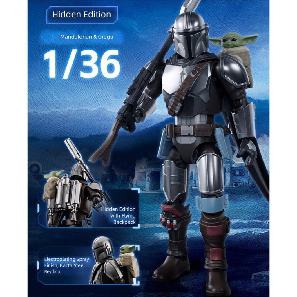 Blokees Star Wars Champion Class The Mandalorian & Grogu Model Kit