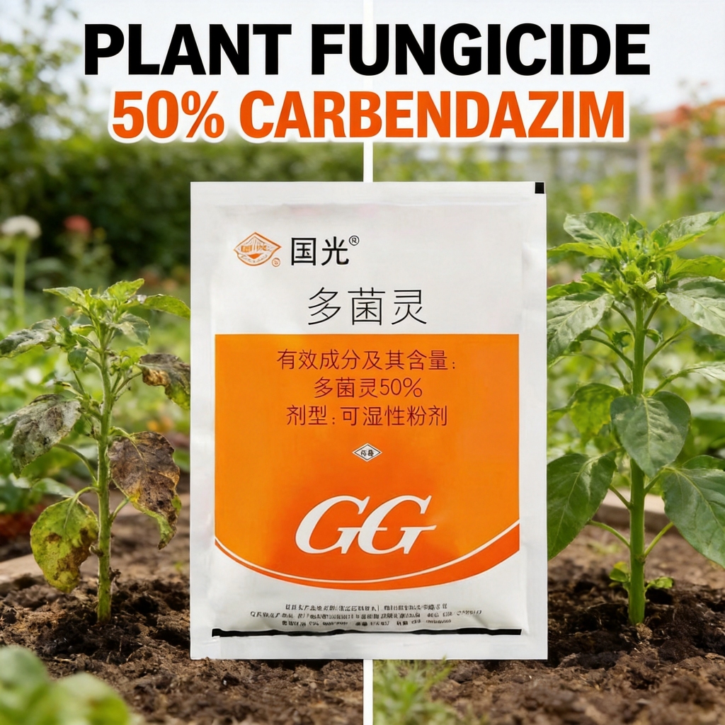 CODCarbendazim Fungicide Effective Plant Disease Control Prevent Root Rot Leaf Spot Blight Mold For Garden Flowers Vegetables Fruit Trees Safe Pesticide Home Gardening Care Solution