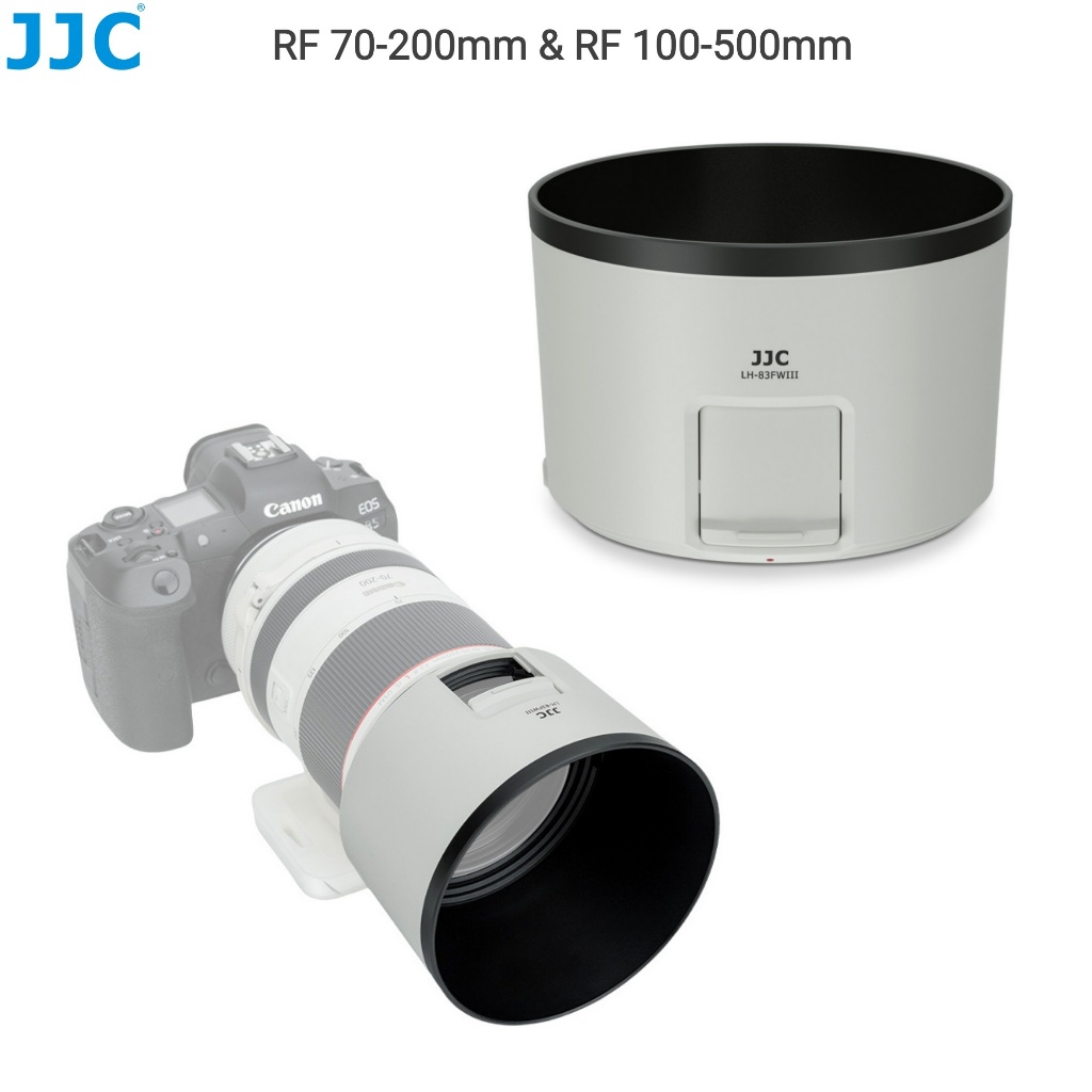 JJC ET-83FWIII  Lens Hood for Canon RF 70-200mm F2.8 L IS USM & RF 100-500mm F4.5-7.1 L IS USM Lens Sun Shade 77mm