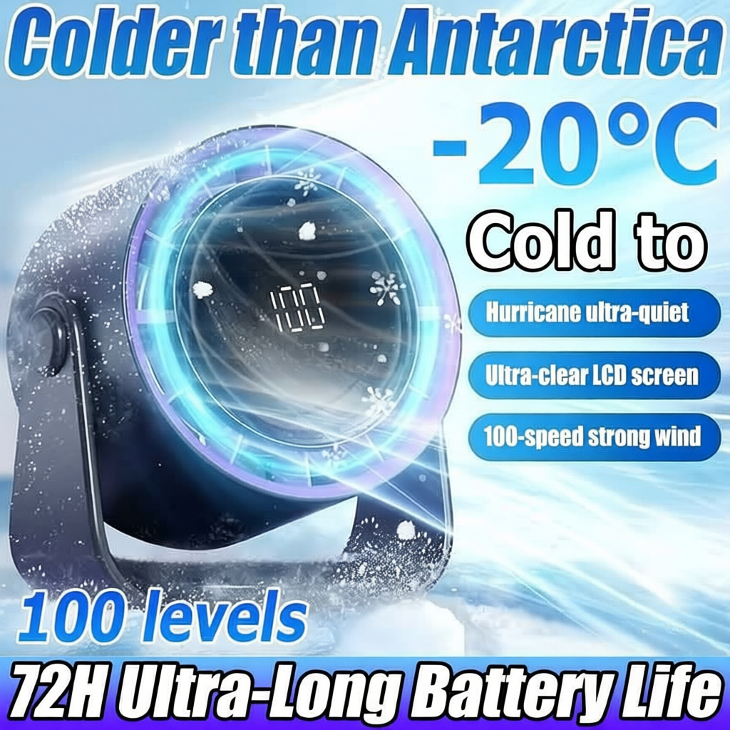 2026 New Upgrade Rechargeable Table Fan 1000mAh 5-Speed Adjustable Air Circulation Fan Ultra-Long Standby desk fan