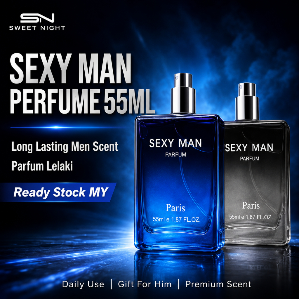 SweetNight Sexy Man Men Perfume 55ml Long Lasting Minyak Wangi Lelaki Gift For Him