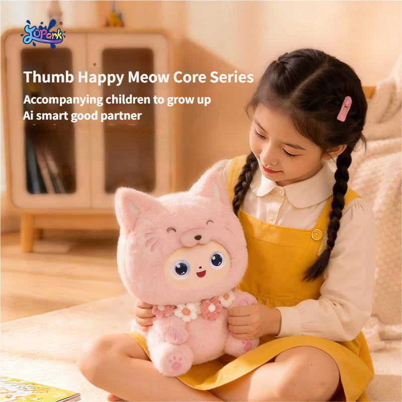 YOPARK YOPARK YOPARK AI Smart Plush Doll Early Childhood Education Accompanying Robot LED Emotional Eye Puzzle Interactive Doll Gift AI Toy AI Accompanying AI Smart Toy Children AI Toy