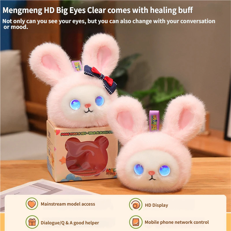 AI Table Companion Rabbit AI Toys AI Companion Toys AI Smart Children AI Toys AI Companion Desktop Robot Smart Cute Pet Early Education Smart Voice Dialog Robot Children Birthday Gifts