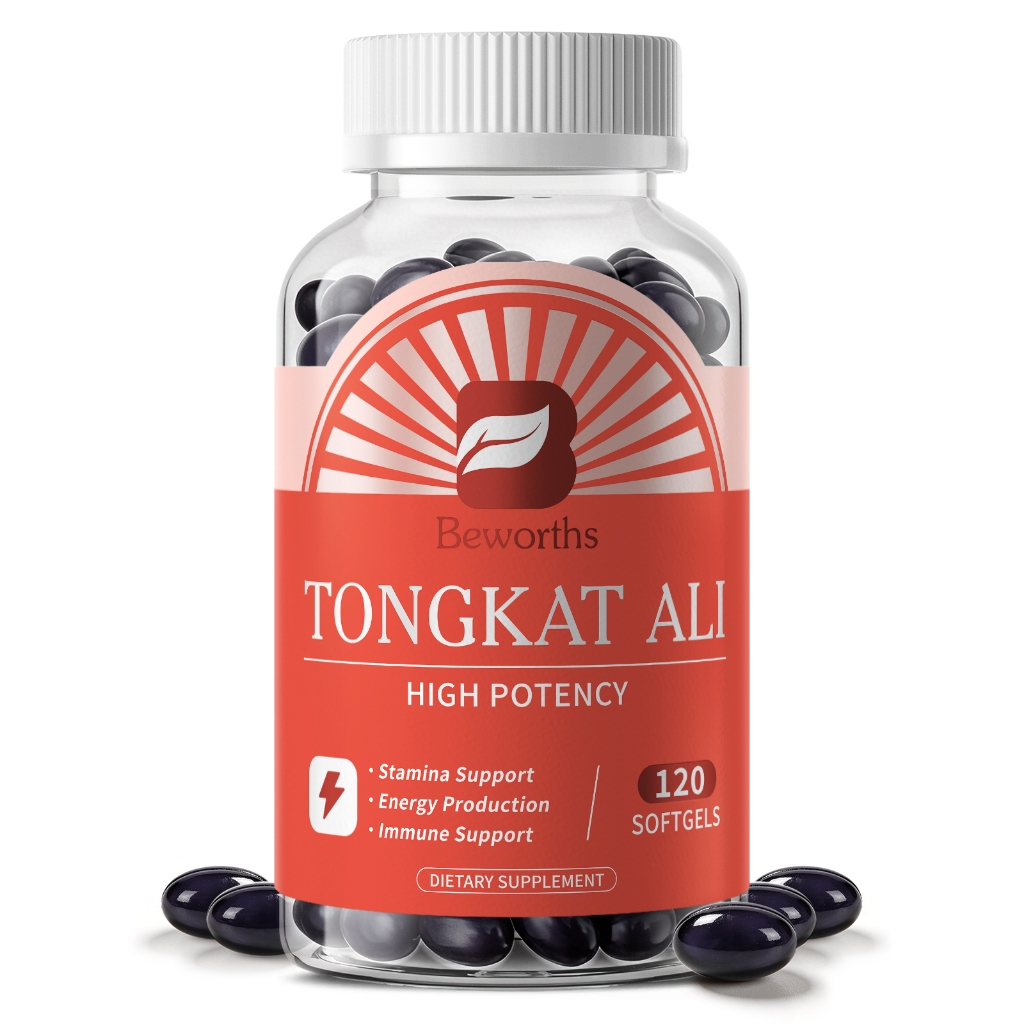BEWORTHS Tongkat Ali Capsules Promote Muscle Growth & Restore Physical Strength & Have More Lasting Energy