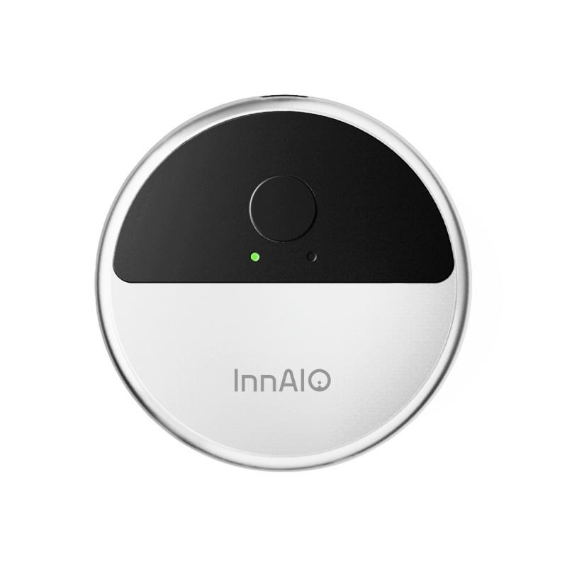InnAIO AI Key T10 Portable AI Voice Translator Device, Mutual Translation 3s High Fidelity Voice Clone Magnetic Snap-On Cross App Translate AI Meeting Minutes Recorder