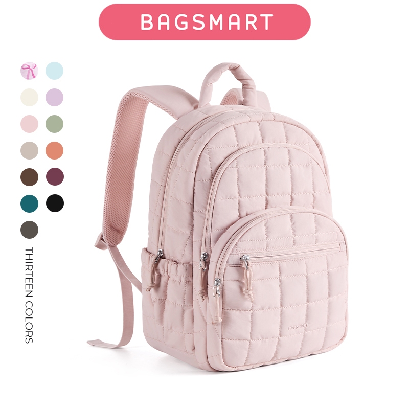 BAGSMART 15.6 Inch Laptop Backpack Waterproof Travel Backpack School College Bag Unisex Work Daypack