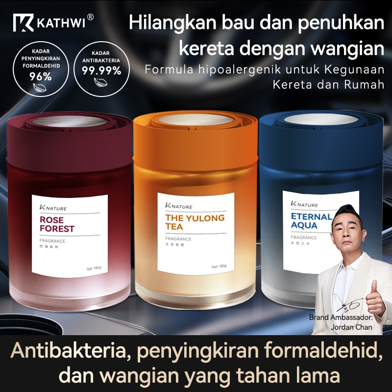 KATHWI K-nature Car Fragrance, Rose Forest, Yu Long Tea, Eternal Water Balm, long-lasting and pleasant fragrance, the latest luxury car fragrance 180g