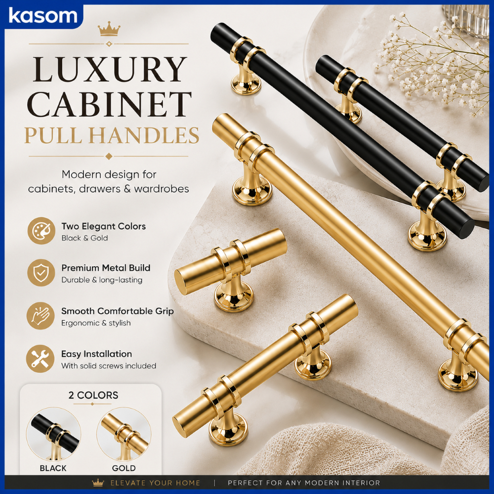 Luxury Gold Cabinet Handle American style Kitchen Cupboard Door Drawer Knob Furniture Gold Handle