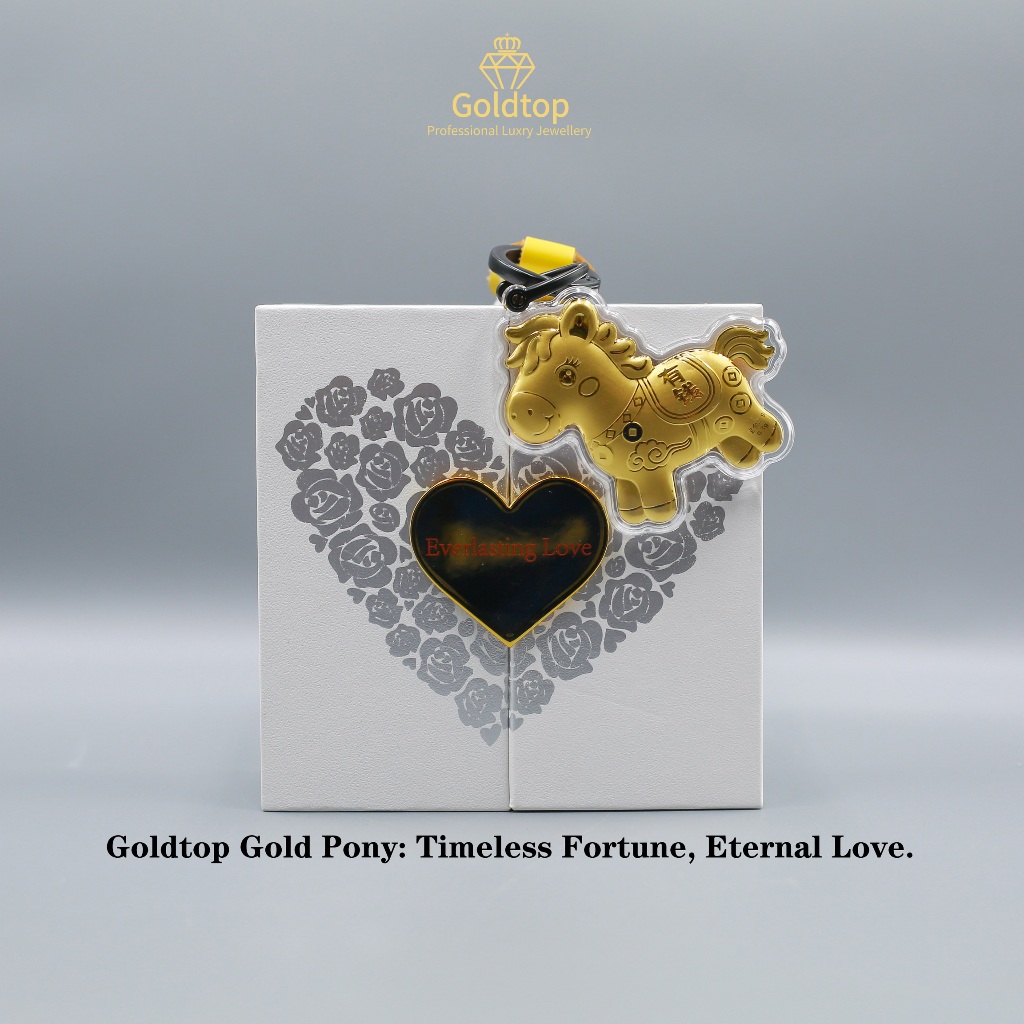 Goldtop Heirloom Gold Pony（0.3g)-Fortune on the Pony, Eternal Love-999 Pure Gold Bar-2026&hellip;