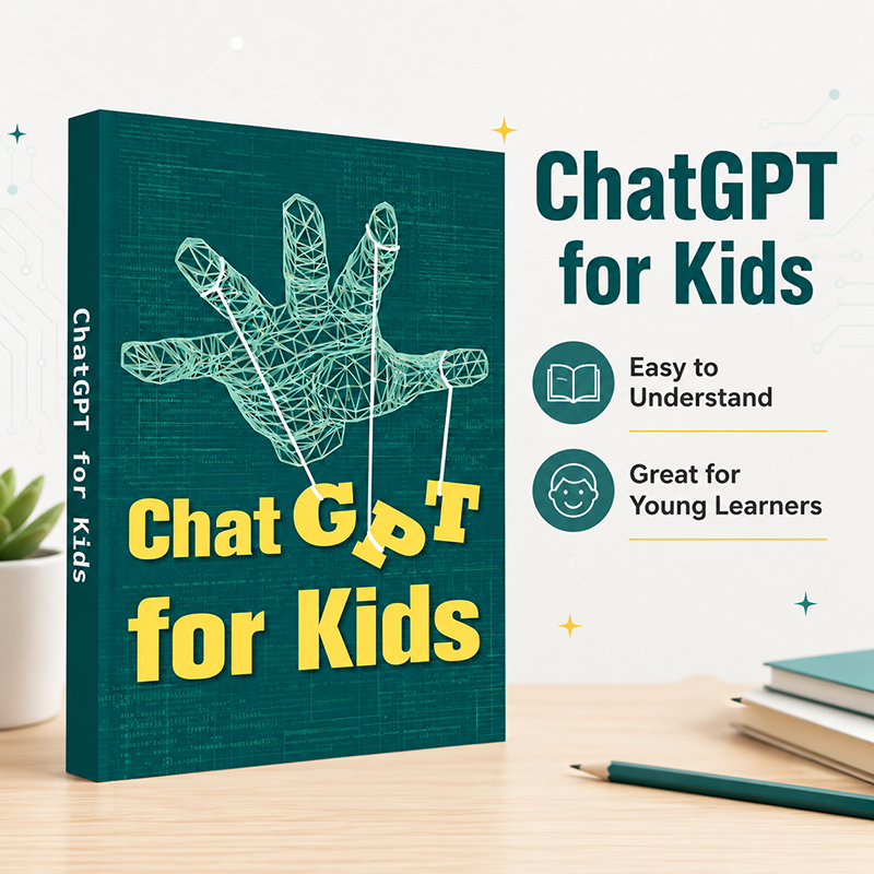 【In-stock, Fast Delivery】ChatGPT for Kids English Guide Book, AI Learning Digital Skills Educational Book for Children