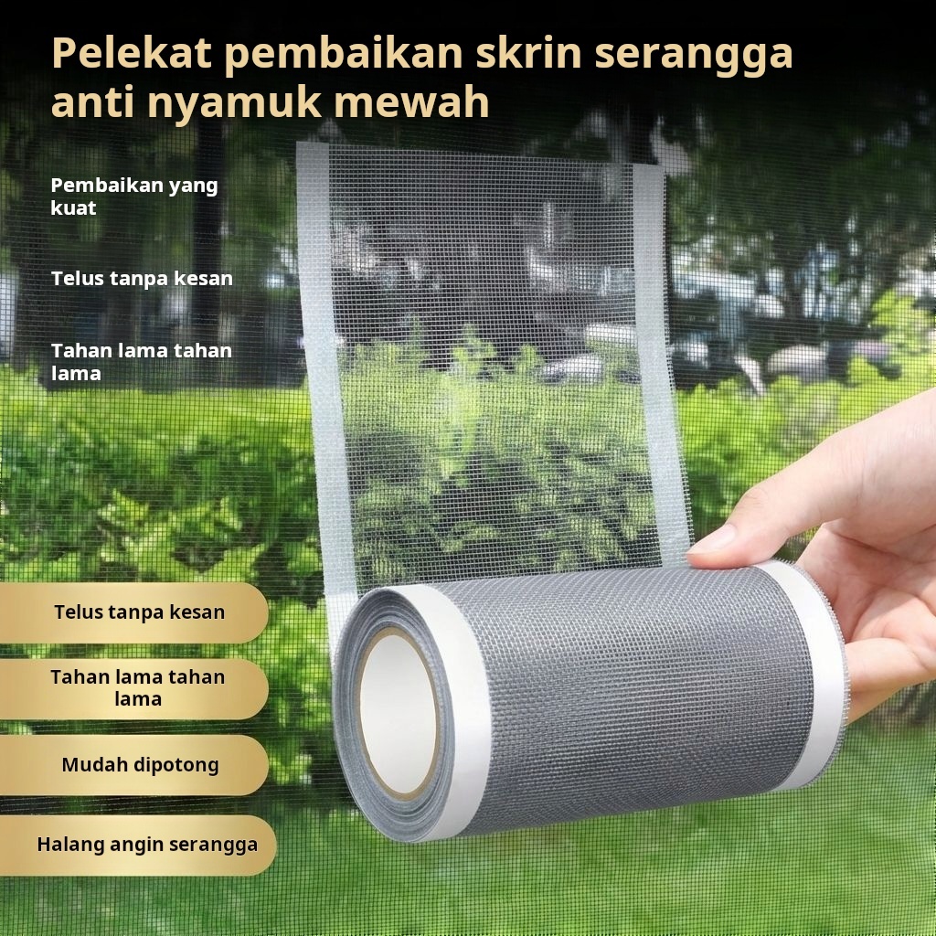 Self-Adhesive Mosquito Net Repair subsidy - Strong Window Screen Paste for Doors Windows