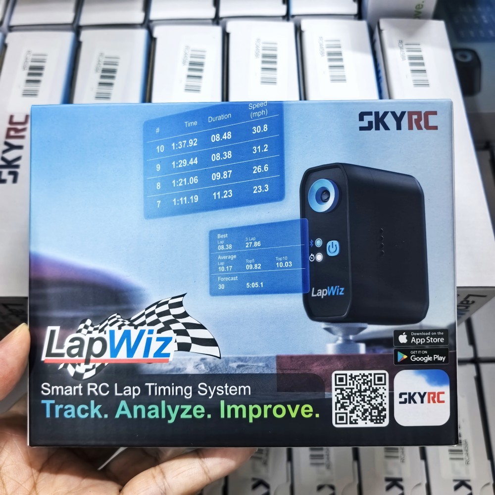 SKYRC LapWiz Professional IR RC Lap Timer Multi-Car ID Mgmt Screen Cast Voice Prompt OTA Upgrade for Mini-Z 1/10 RC Racing