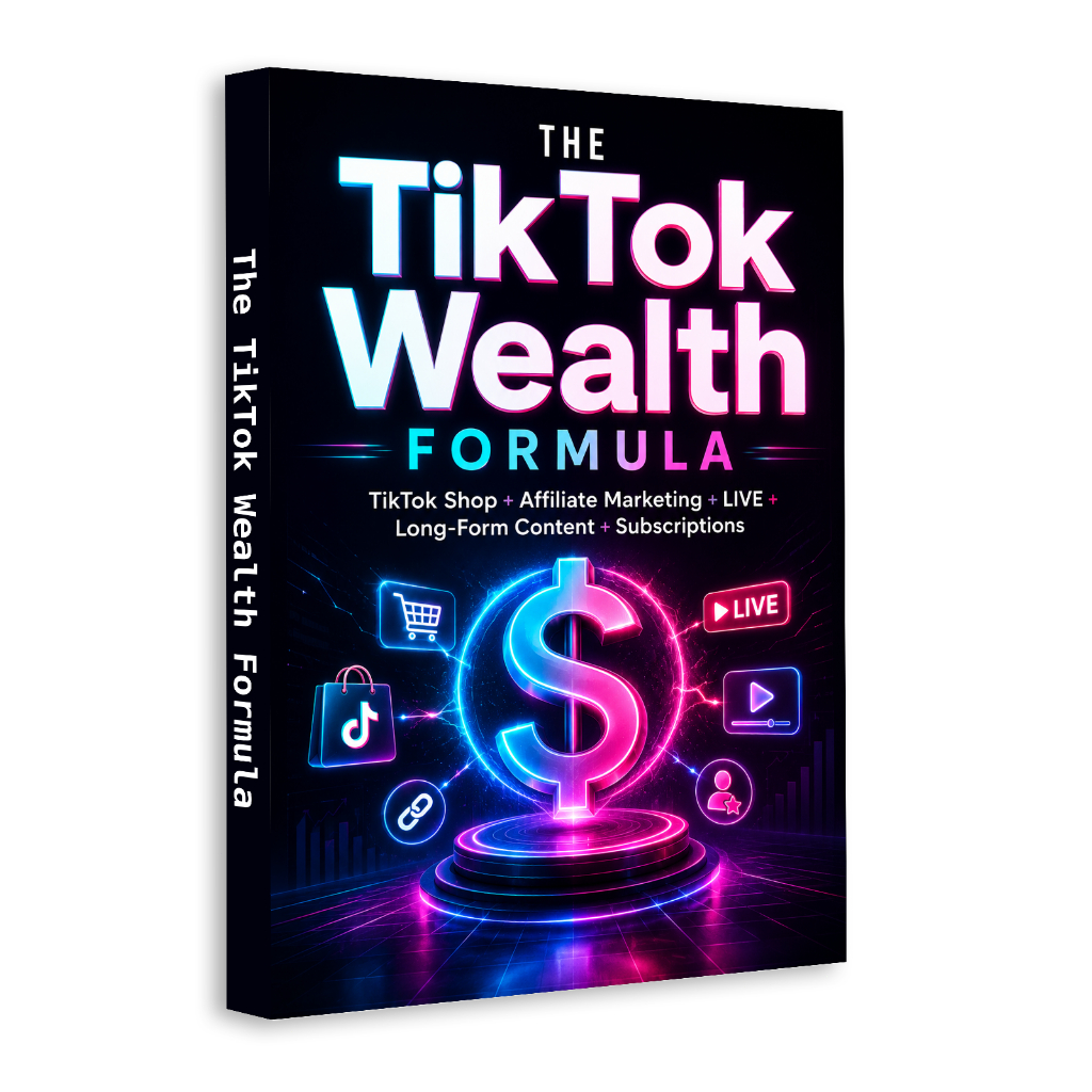 【In-stock, Fast Delivery】The TikTok Wealth Formula, TikTok Shop Affiliate Marketing LIVE Creator Economy Business Book