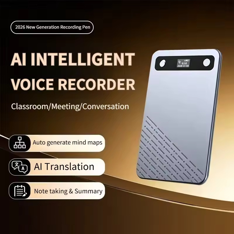 AI Voice Recorder with ChatGPT Smart Transcription Summarization and Translation Intelligent Audio Recorder for Lecture Meetings