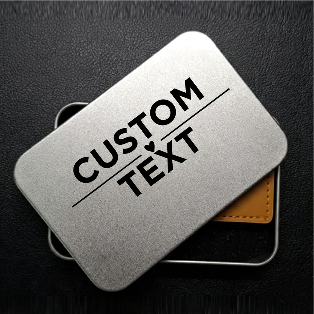 Free Custom 8.8*6*1.8CM Metal Rectangular Tin Box for Candy Jewelry Wedding Favor Makeup Brush Case