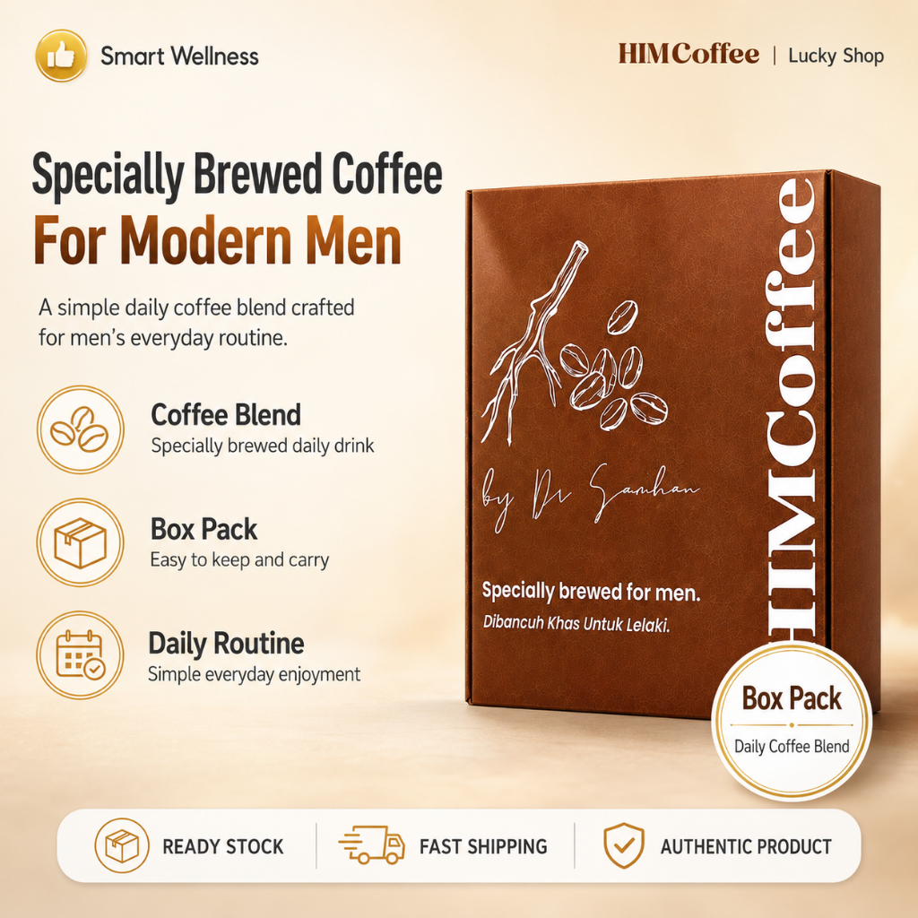 HIMCoffee Himwellness 3 Boxes Tongkat Ali Coffee Men Supplement Dr Samhan