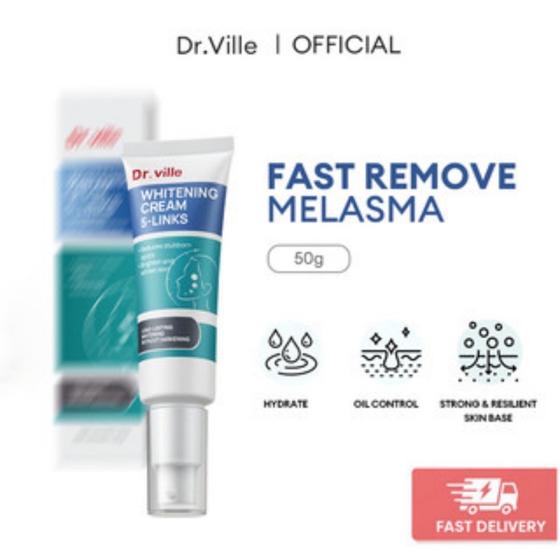 Dr. ville Dark Spot Remover Cream Melasma Cream Acne Whitening Cream 美白淡斑霜 (50g)