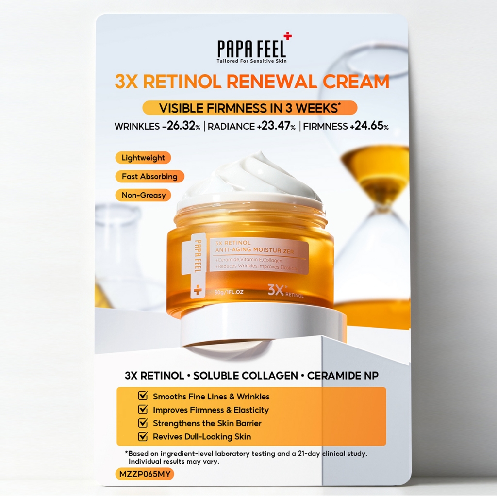 Product Card Instruction: 3X Retinol Renewal Firming Cream
