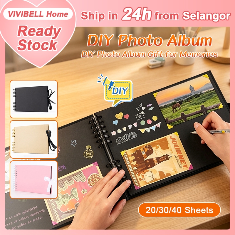 【Ship in 12H】11 Colors Scrapbook Album for Memories DIY Idol Photo Album Collect Book Birthday Gift