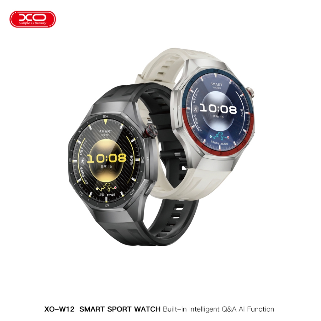 XO W12 Smart Sports Bluetooth Call Watch Whatsapp Reply / NFC / ChatGPT Q&A AI Function
