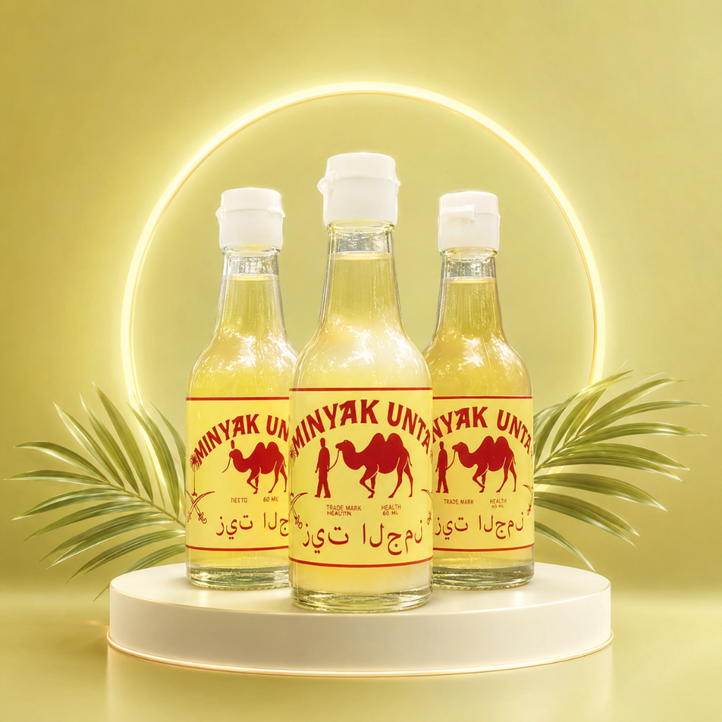 Raja Unta Minyak Unta Original 60ml | Men’s Massage & Care Oil | Camel Hump Fat Traditional Formula | Minyak Urut Lelaki Daily Body Care