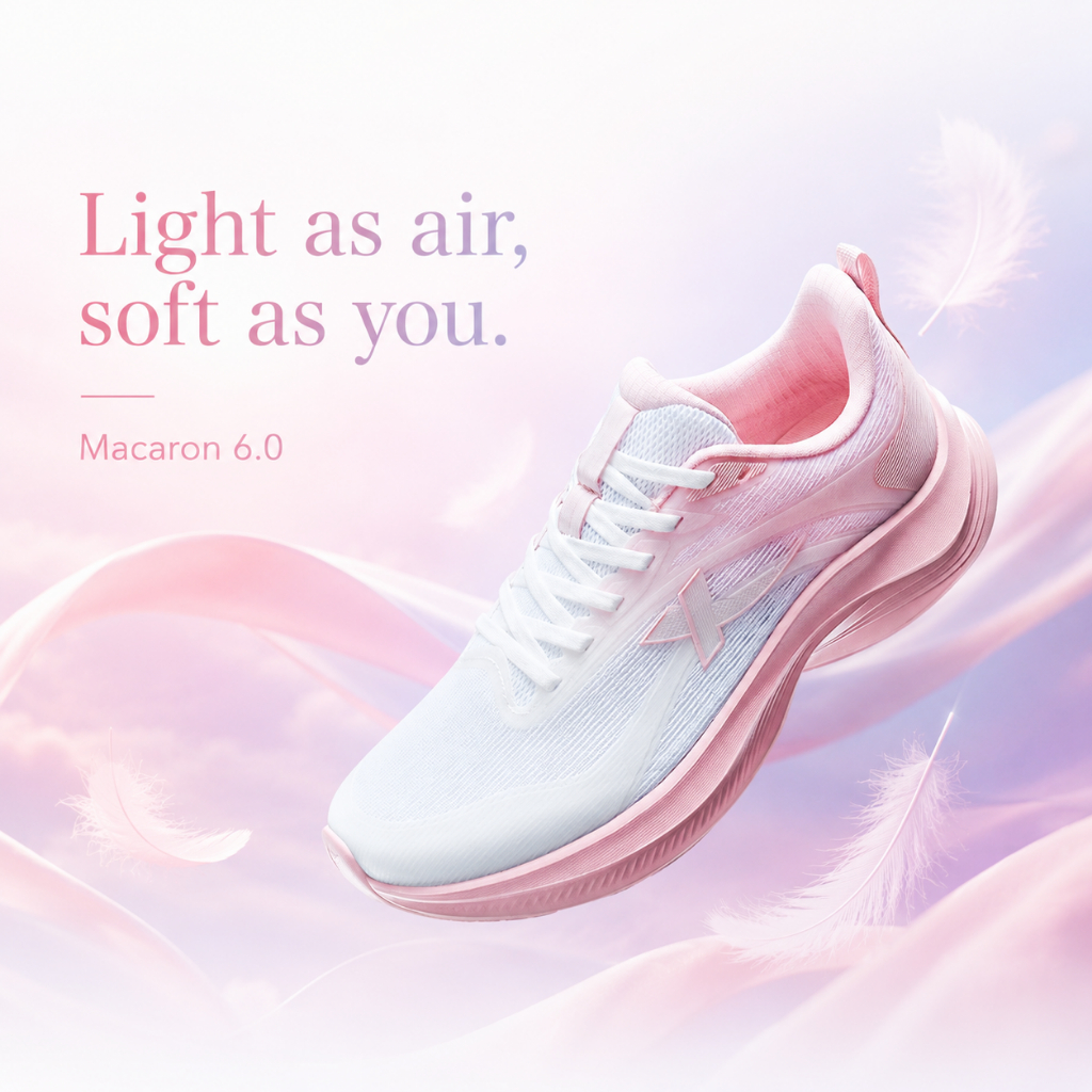 Xtep Macaron 6.0 | Women's Wide Running Shoes Increasing Height Running Shoes